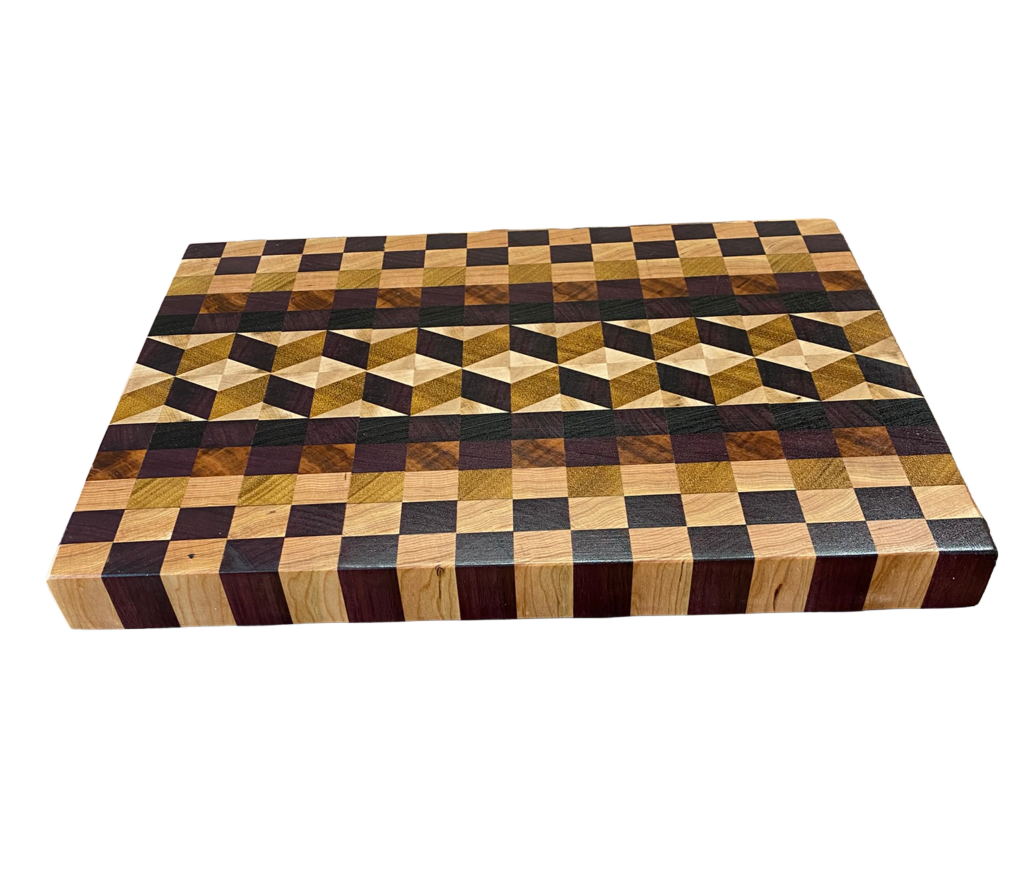 3D Cube Mix Cutting Board