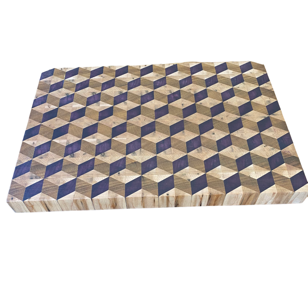 3D Cube Cutting Board