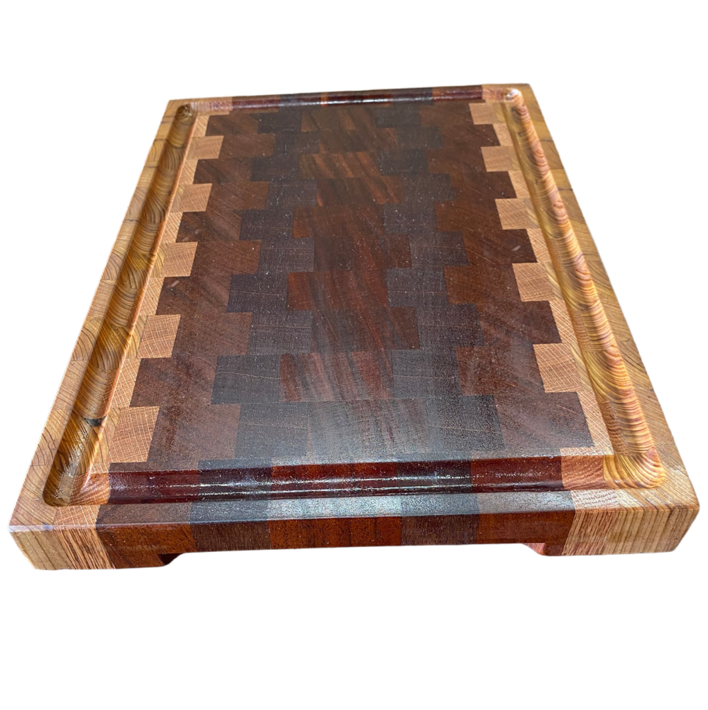 End Grain Cypress Cutting Board