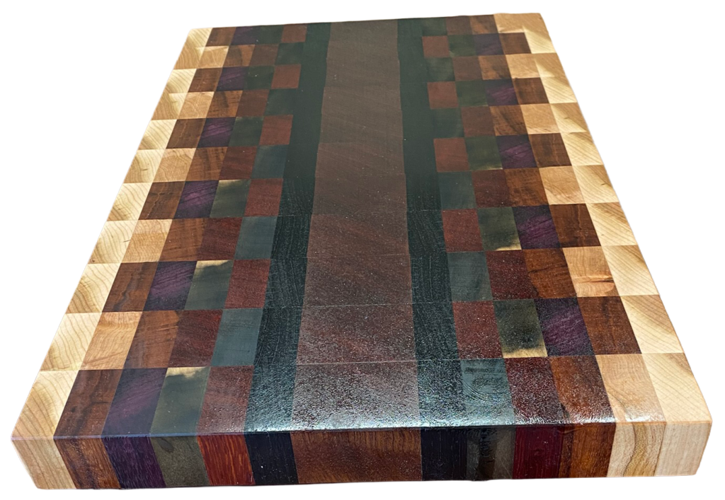 end grain multicolor 20"