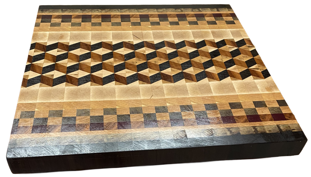 3D Cube Combo Cutting Board
