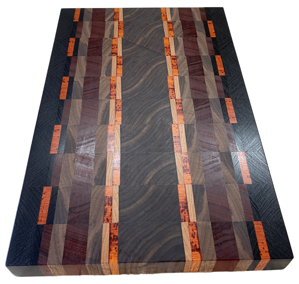 Premium End Grain Walnut Cutting Board handcrafted by Fifeco Woodworks